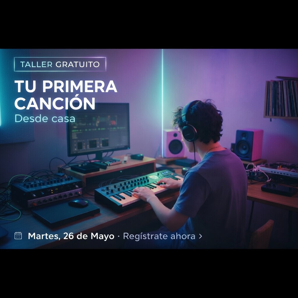 Taller Gratuito: Tu Primera Canción desde Casa