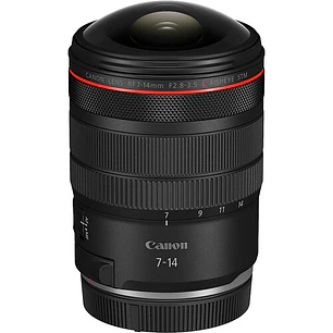 Canon  RF 7-14MM f/2.8-3.5L Lente Ojo de Pez Zoom Montura RF Full-Frame