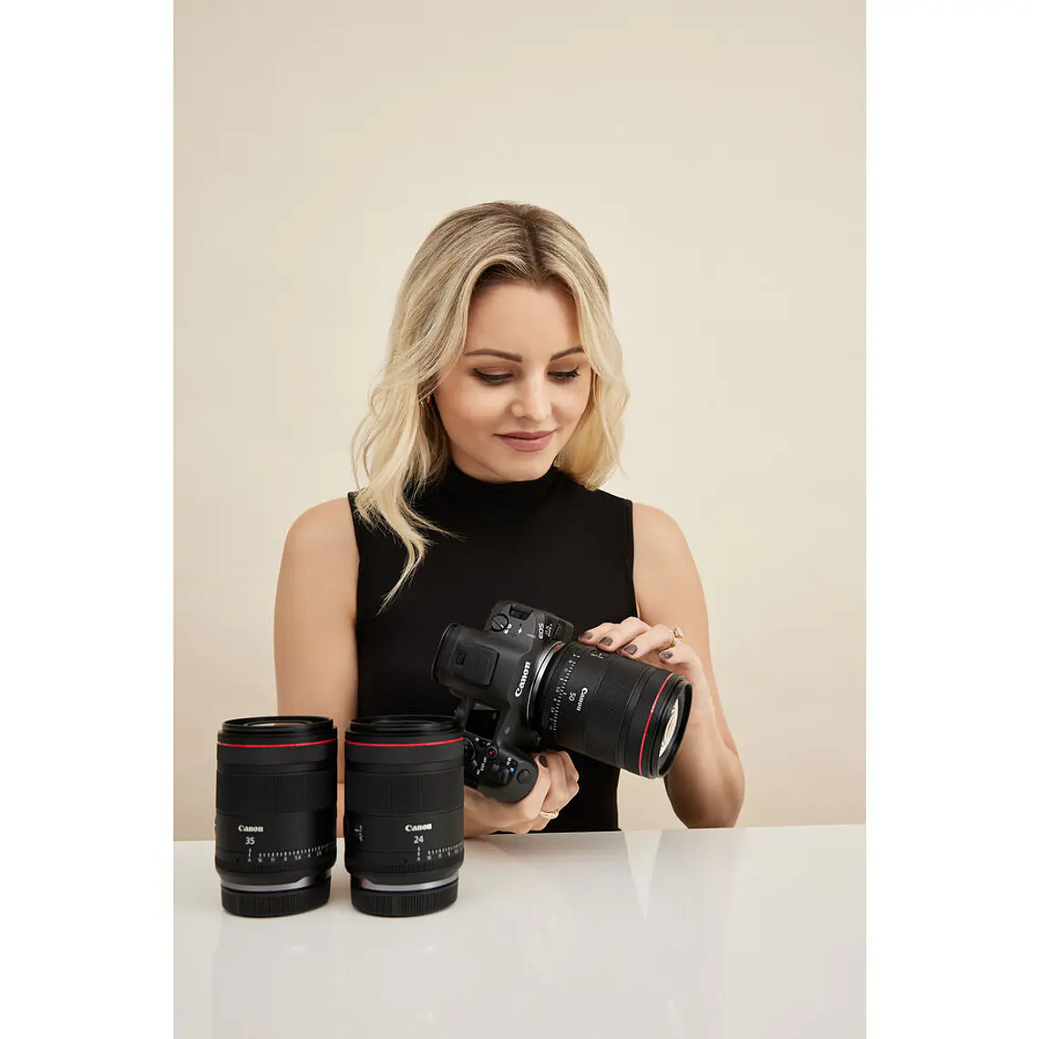 Canon  RF 50MM f/1.4L VCM  Lente Muy Luminoso Full-Frame Montura RF 13