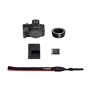 Canon R100 Cuerpo de Cámara Con Adaptador Lentes EF a Cuerpo R100 Starter Kit