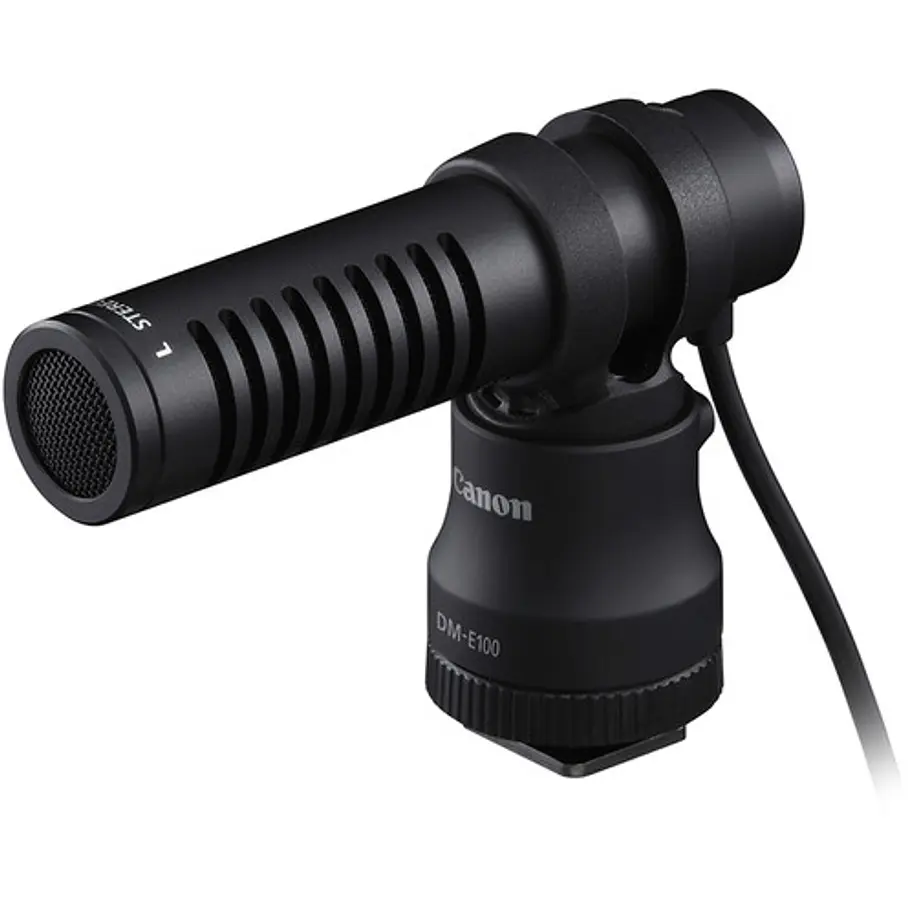 Canon DM-E100 Micrófono Direccional Para Cámaras Conector 3.5mm TRS 1
