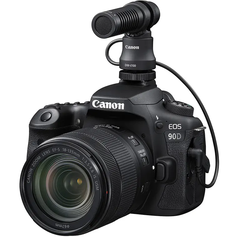 Canon DM-E100 Micrófono Direccional Para Cámaras Conector 3.5mm TRS 5