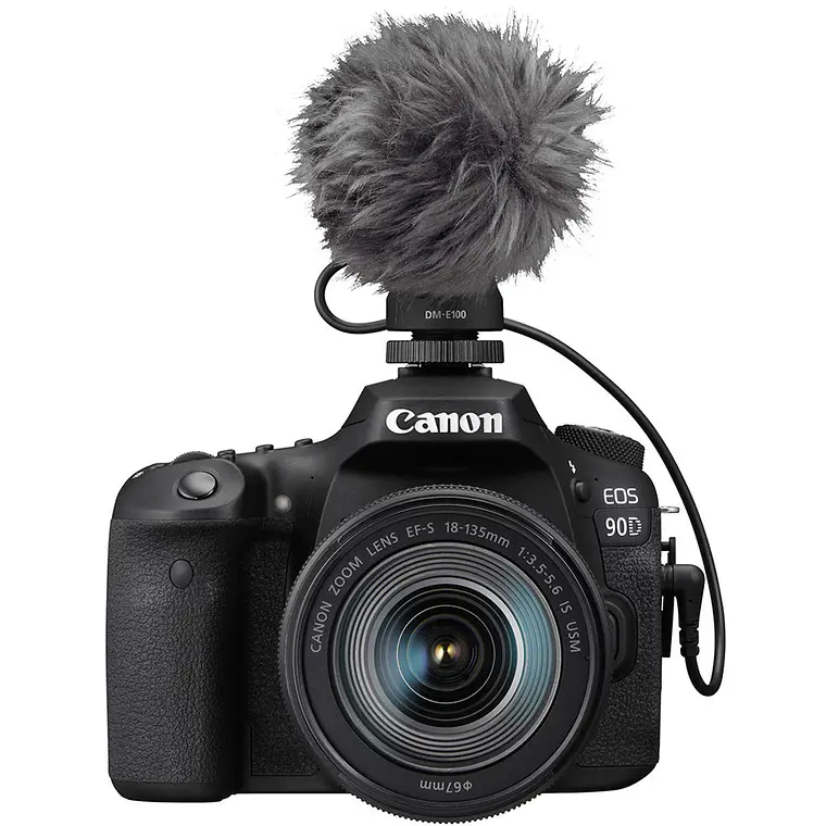 Canon DM-E100 Micrófono Direccional Para Cámaras Conector 3.5mm TRS 6