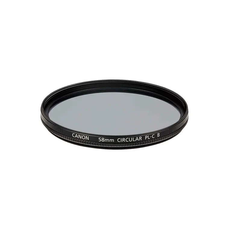 Canon PL-CB Filtro Polarizador Circular 58mm Controla Reflejos y Satura Colores 1