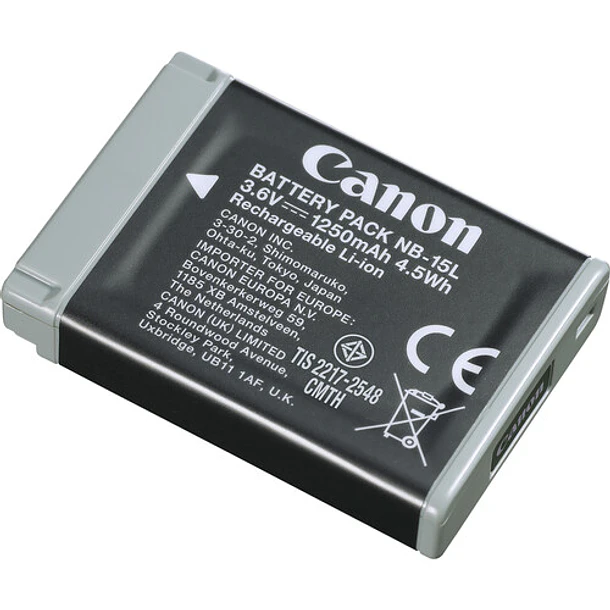 Canon NB-15L Batería Para Cámaras G7 X Mark III,  SX740 HS y Otras 1