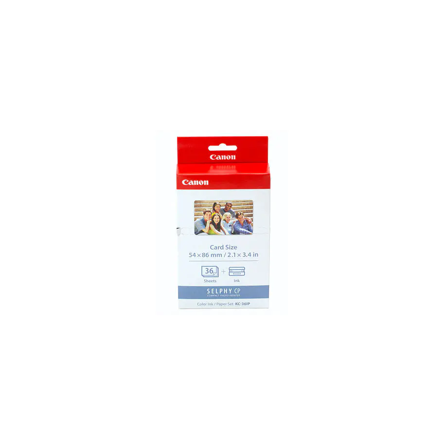 Canon KC-36IP Set Tinta y Papel 36 Hojas de 5.3 x 8.6 cm 1
