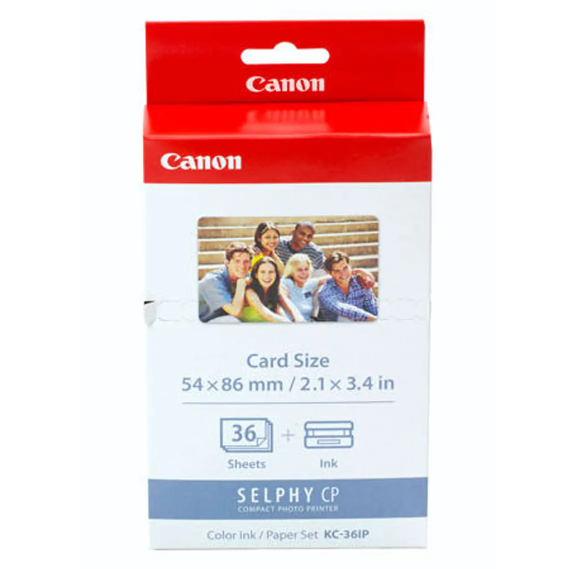 Canon KC-36IP Set Tinta y Papel 36 Hojas de 5.3 x 8.6 cm 1