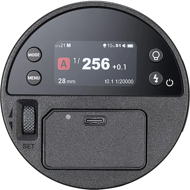 Godox AD100Pro II Pocket Flash Flash Portátil 100ws Con Batería 4