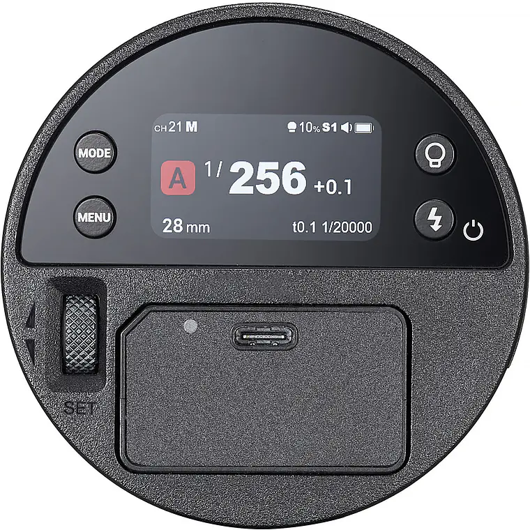 Godox AD100Pro II Pocket Flash Flash Portátil 100ws Con Batería 4