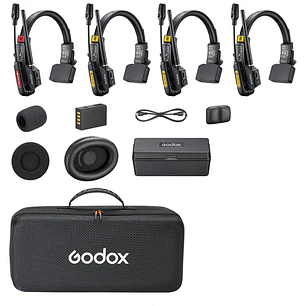 Godox SkyTalk Air 4S Sistema de Intercomunicación Inalámbrico Para 4 Personas