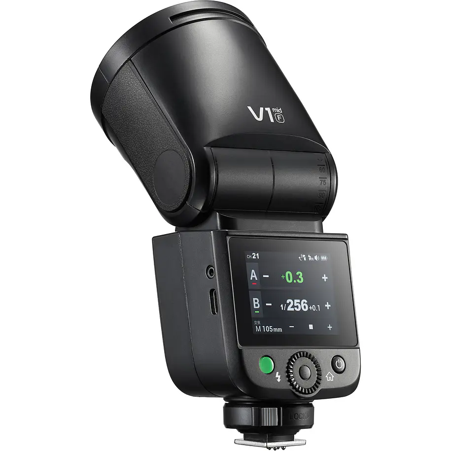 Godox V1mid F TTL Flash Para Cámaras Fujifilm 1