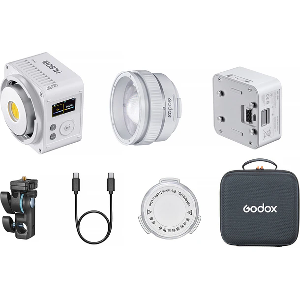 Godox ML80 Bi-Color Luz LED Video Pesa Solo 519 Gramos 2