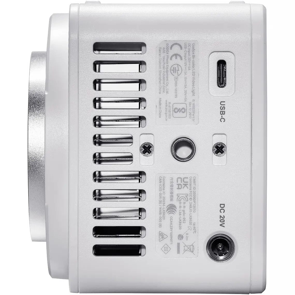 Godox ML80 Bi-Color Luz LED Video Pesa Solo 519 Gramos 11