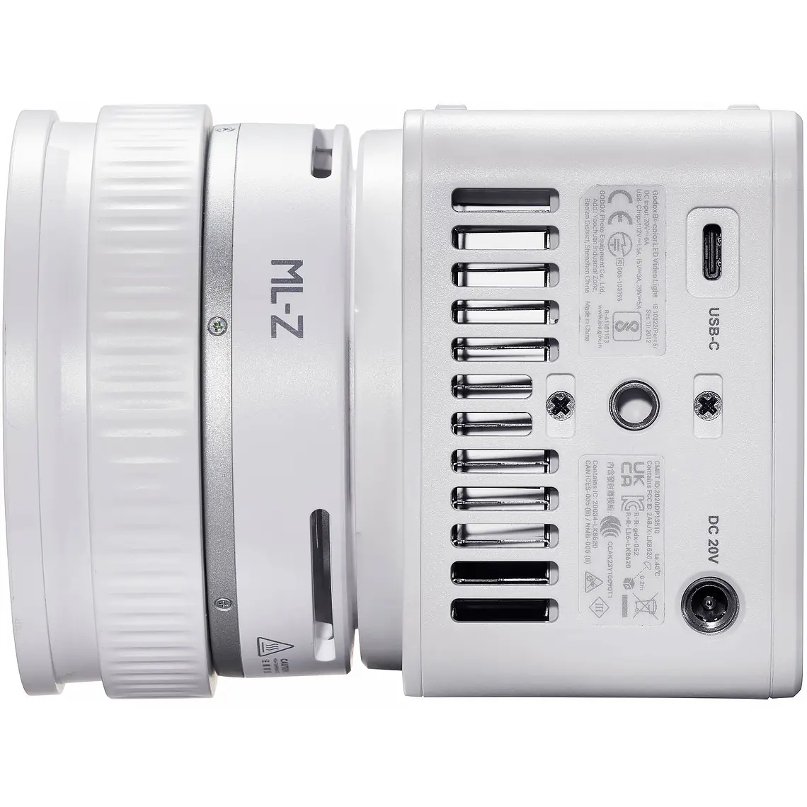 Godox ML80 Bi-Color Luz LED Video Pesa Solo 519 Gramos 13