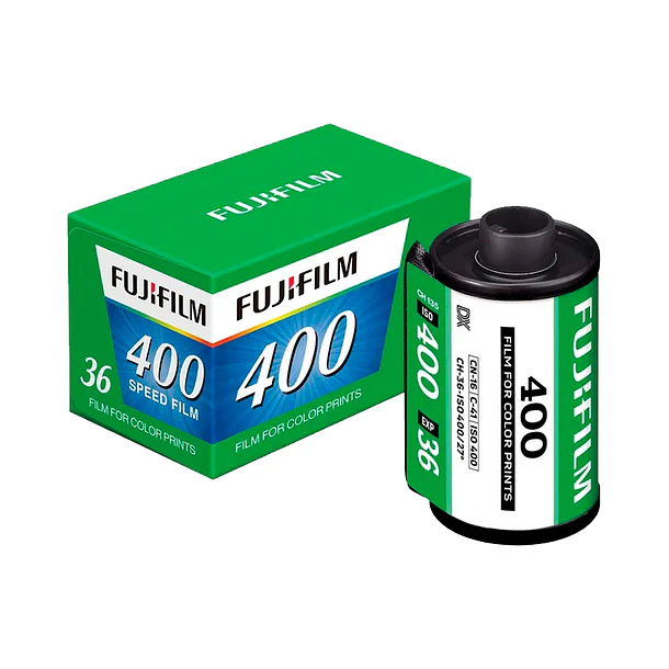 Fujifilm FUJICOLOR C400 pelicula carrete negativo de color de 35mm (ISO 400) 1