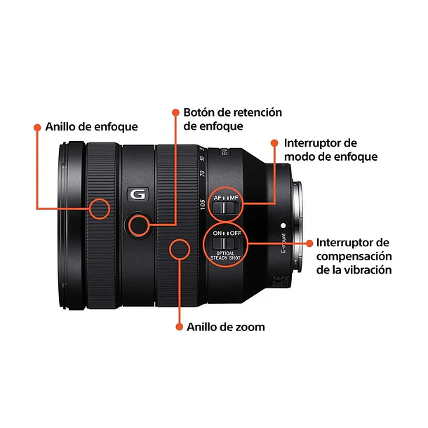 Sony Lente FE 24-105 mm F4 G OSS 4