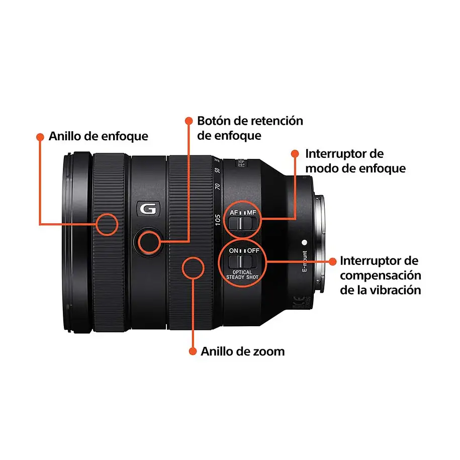 Sony Lente FE 24-105 mm F4 G OSS 4