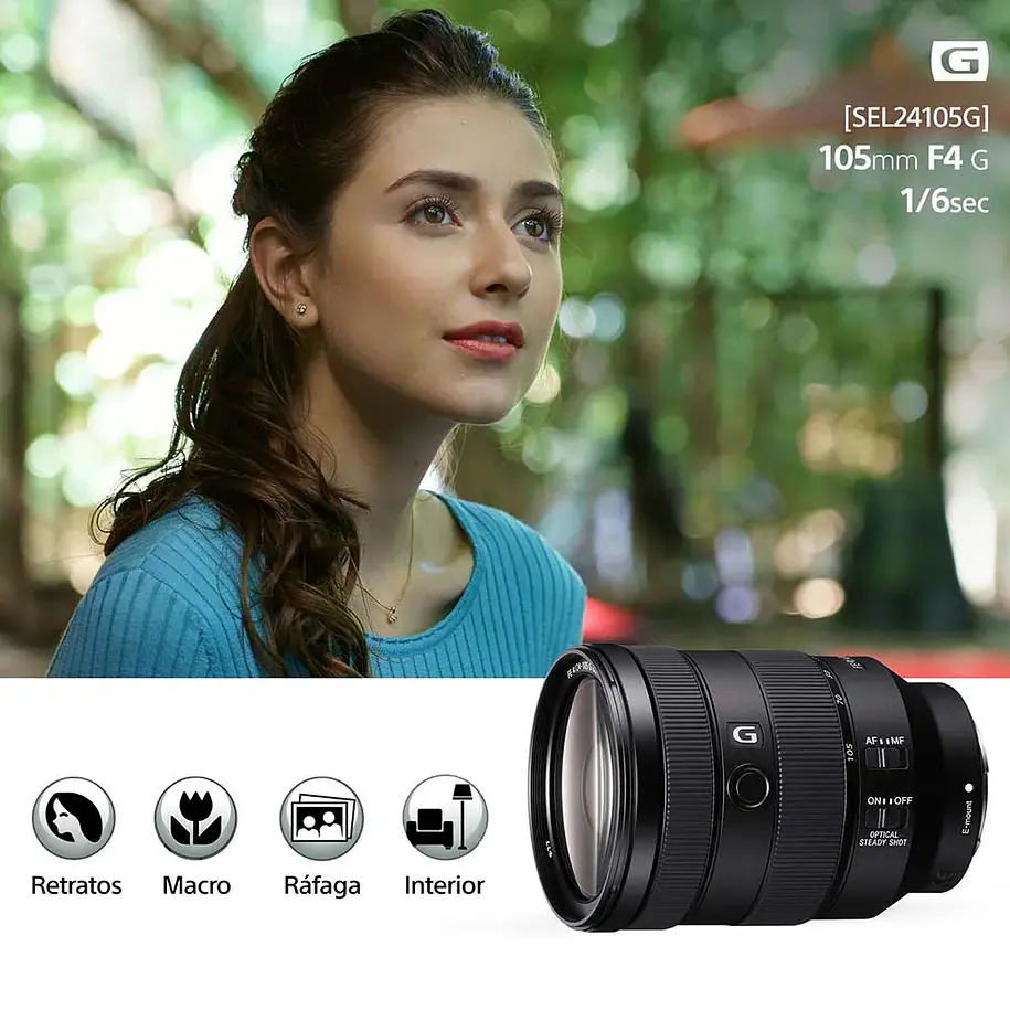 Sony Lente FE 24-105 mm F4 G OSS 6