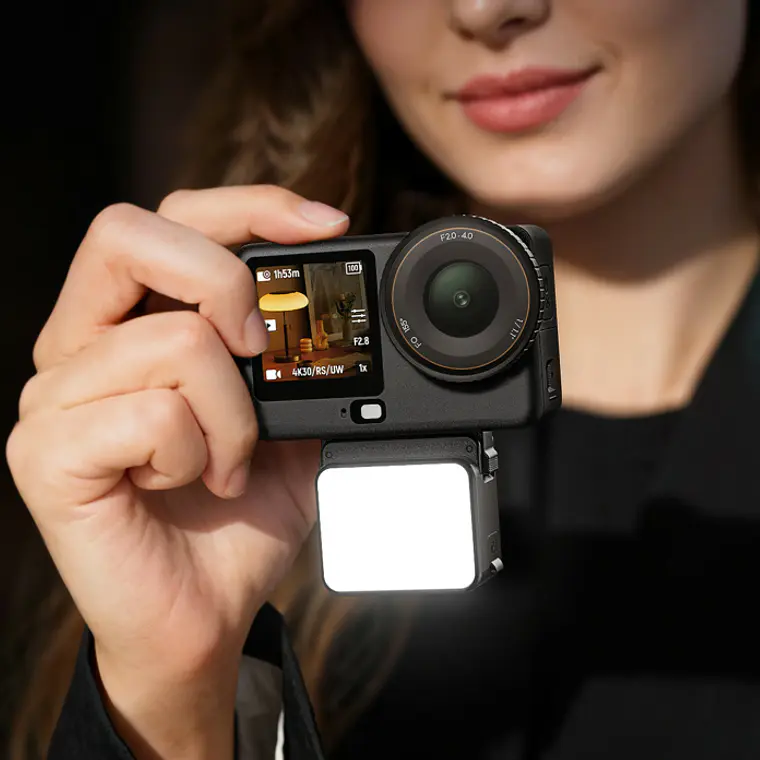 Ulanzi LM24 Mini Fill Light II Luz de Montura Rápida a Cámaras de Acción  DJI L298 3