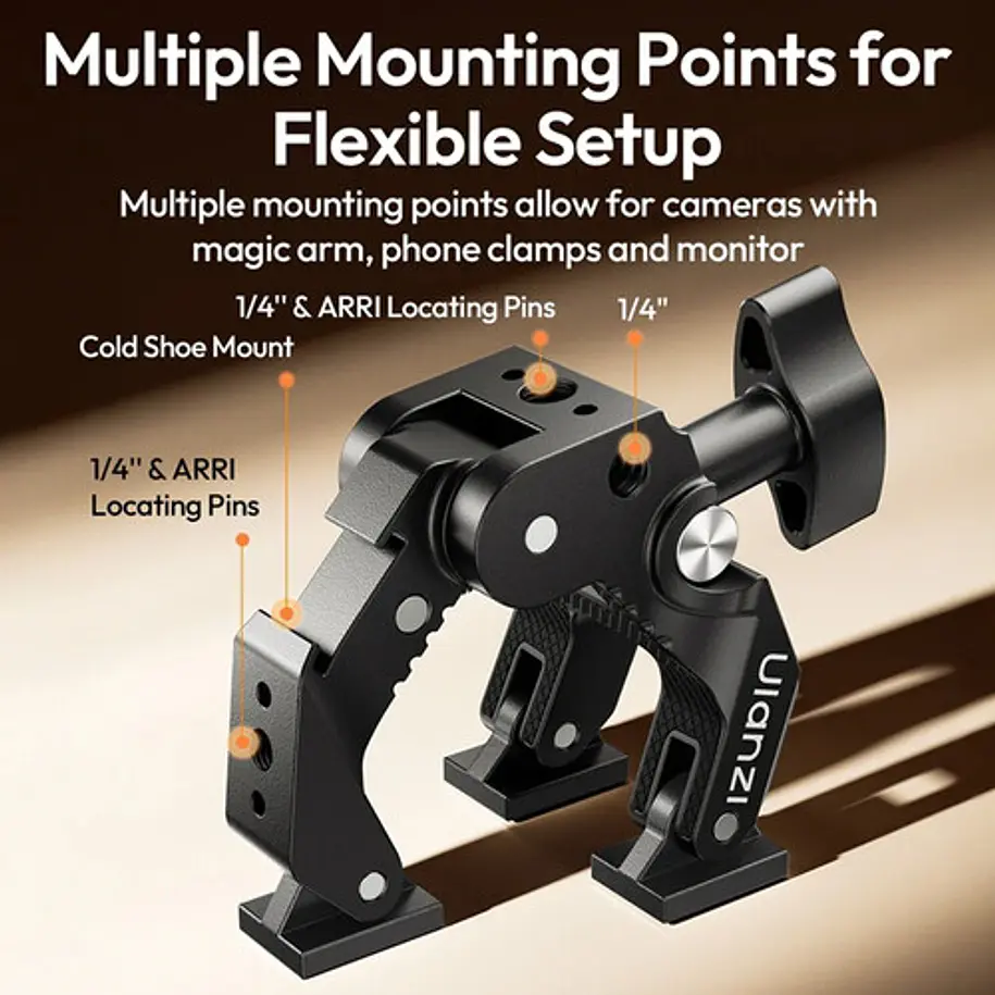 Ulanzi CO78 Super Clamp Pinza Multifuncional C082 10