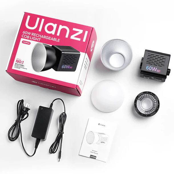 Ulanzi C60RGB Luz de Video RGB 60W   L277 10