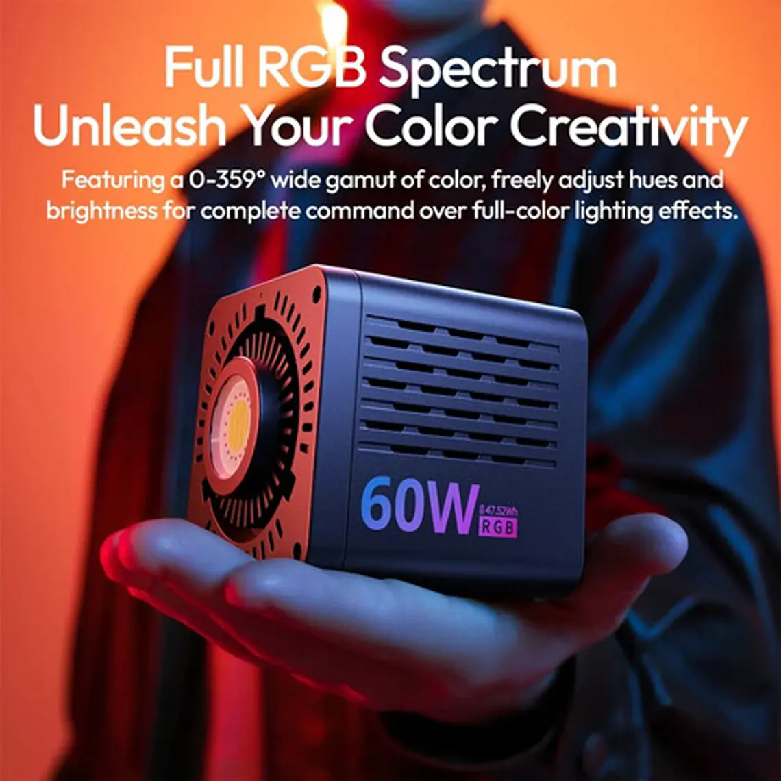 Ulanzi C60RGB Luz de Video RGB 60W   L277 15
