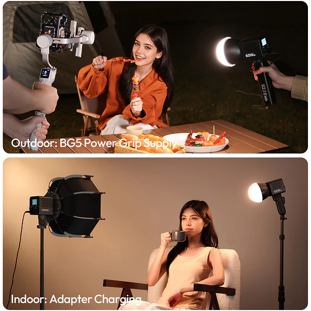 Ulanzi C60 60W Bi-Color Luz Para Video L269 10
