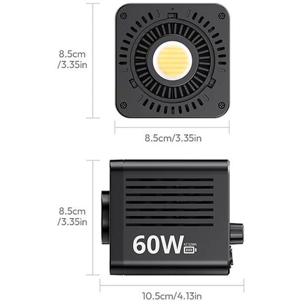 Ulanzi C60 60W Bi-Color Luz Para Video L269 13