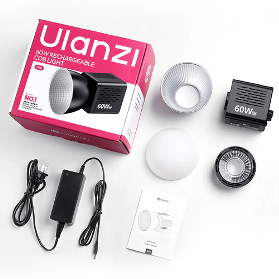 Ulanzi C60 60W Bi-Color Luz Para Video L269 20