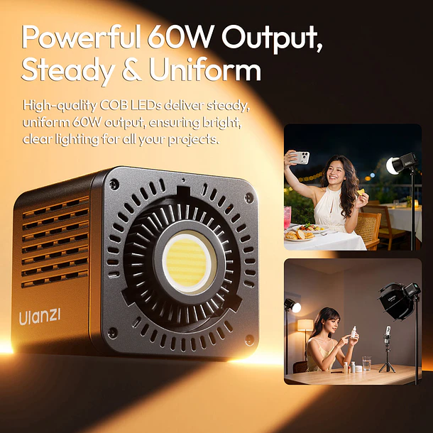 Ulanzi C60 60W Bi-Color Luz Para Video L269 22