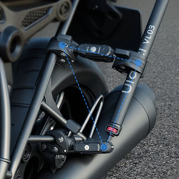 Ulanzi VL03 Barra Selfie Invisible Para Motocicletas T119 10