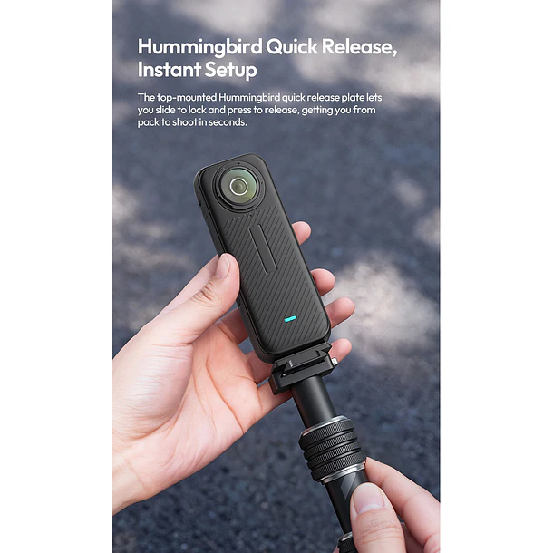 Ulanzi VL03 Barra Selfie Invisible Para Motocicletas T119 3