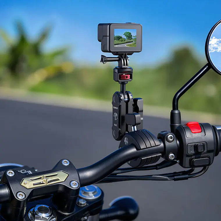 Ulanzi VL03 Barra Selfie Invisible Para Motocicletas T119 4