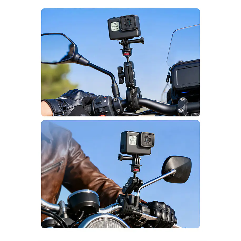 Ulanzi VL03 Barra Selfie Invisible Para Motocicletas T119 16