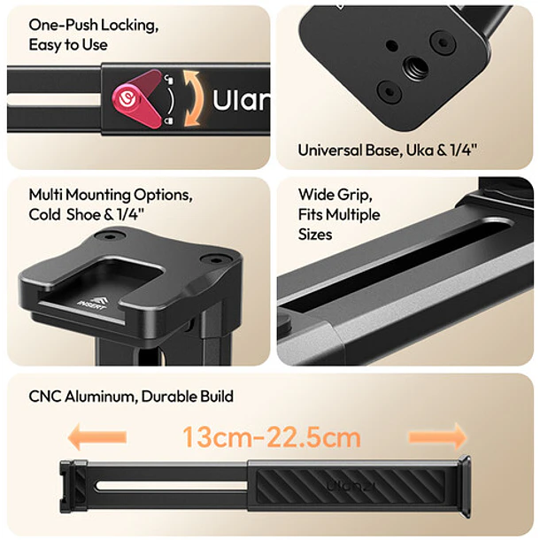 Ulanzi CA15 OneLock Soporte Para Tablet C072 8