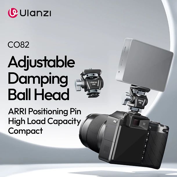Ulanzi C082 Cabezal de Bola Ajustable C086 8