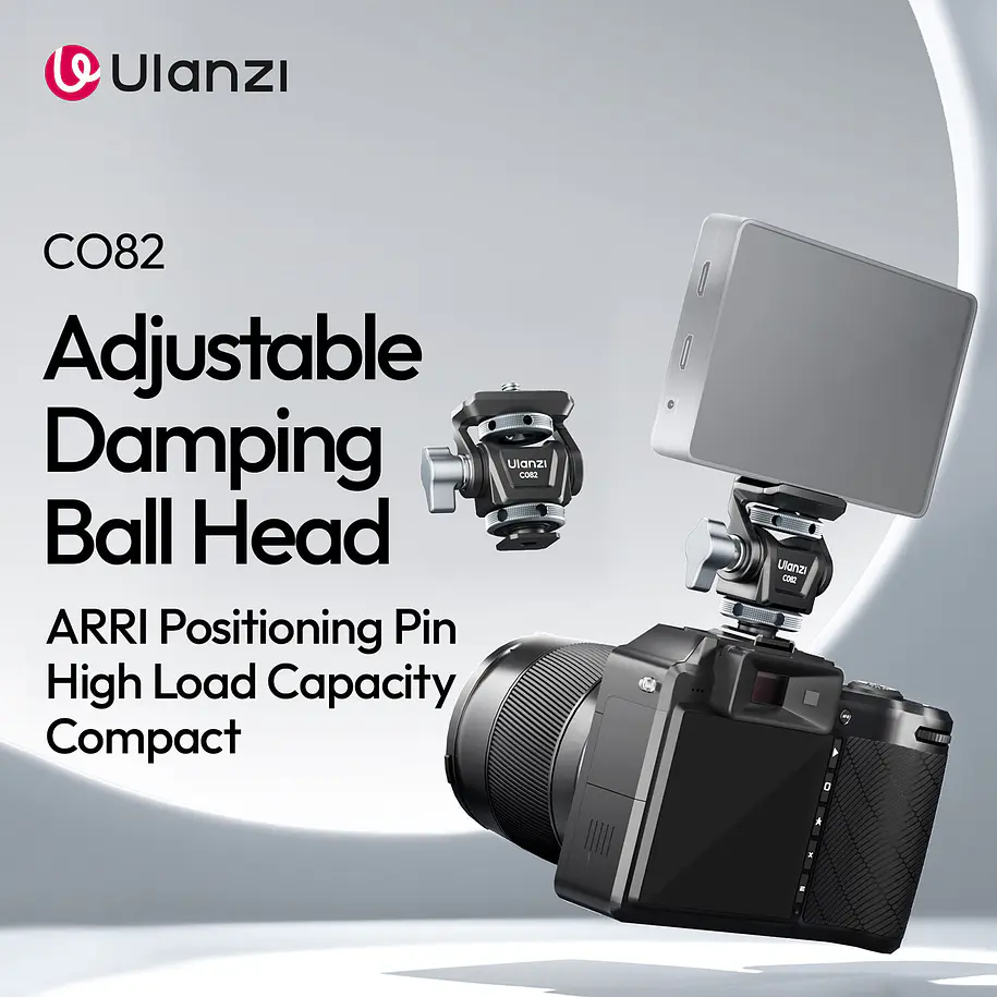 Ulanzi C082 Cabezal de Bola Ajustable C086 8