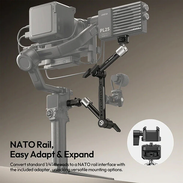 Ulanzi TA10 Brazo Articulado Mágico de 3 Secciones  T133 7