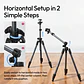 Ulanzi TT59 Trípode Con Columna Central Horizontal T146 - Miniatura 2