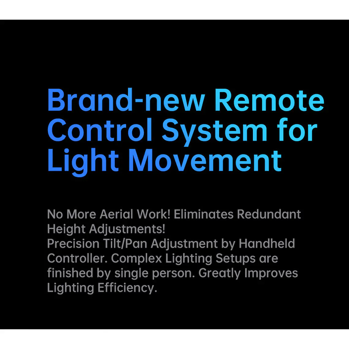Ulanzi Falcam Cabezal Motorizado para Iluminación Remota Move LightGo  MV0A02  MV0A4A02 7