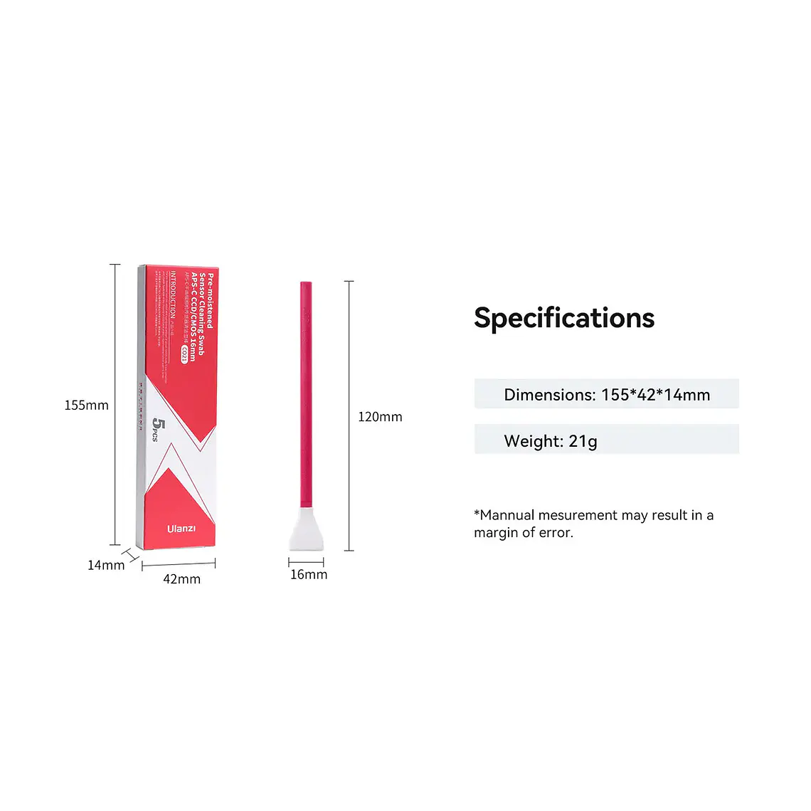 Ulanzi C021 Paleta Limpia Sensor Tamaño APS-C 6 unidades  C055GBB2 4