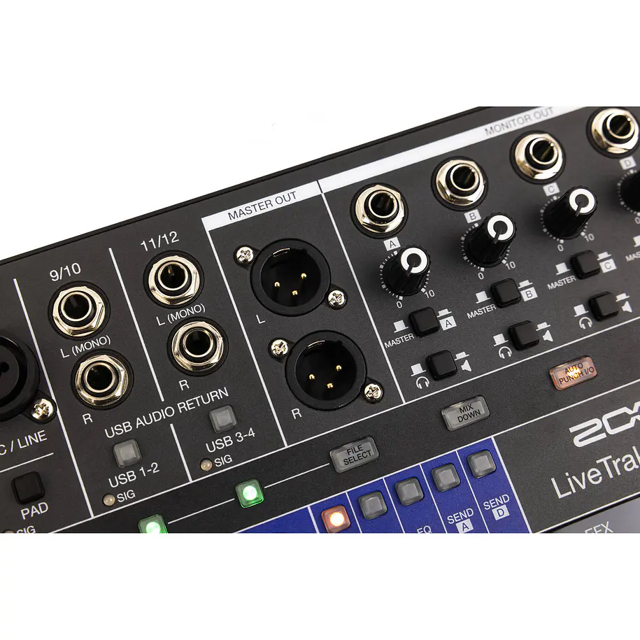 Zoom LiveTrak L12next Grabadora Multipista y Mezcladora Digital 6