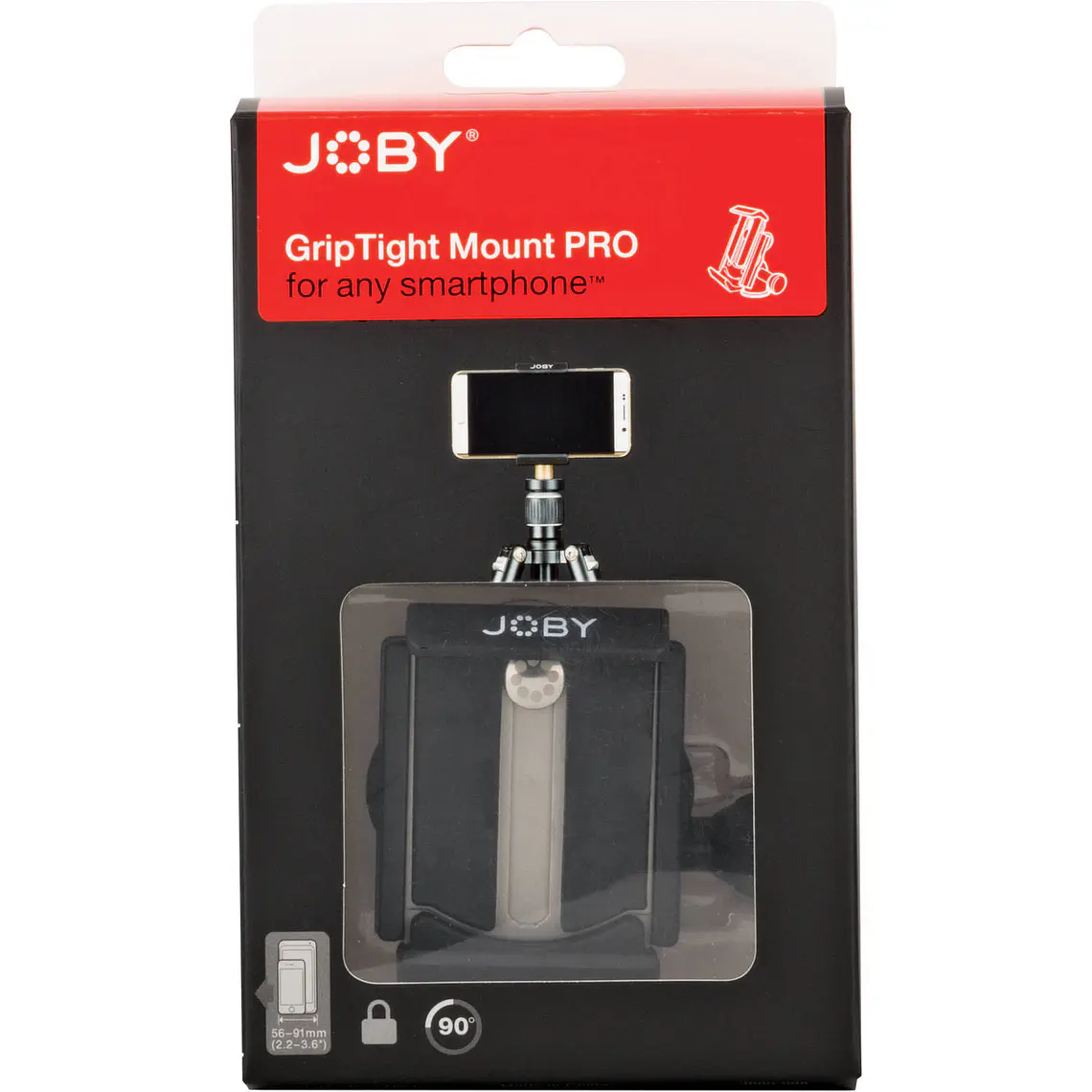 JOBY GripTight PRO Montura Para Teléfonos en Trípodes JB01389-BWW 11