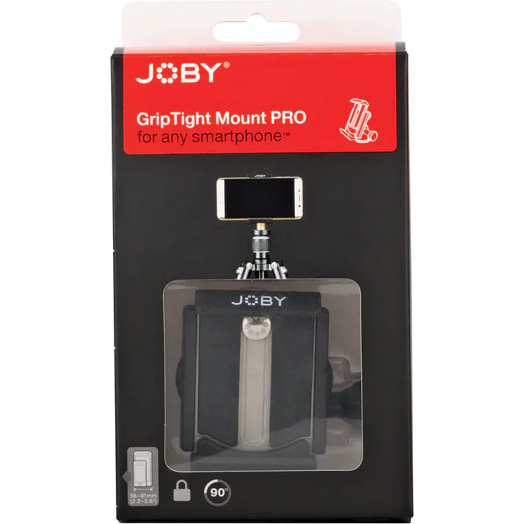 JOBY GripTight PRO Montura Para Teléfonos en Trípodes JB01389-BWW 11