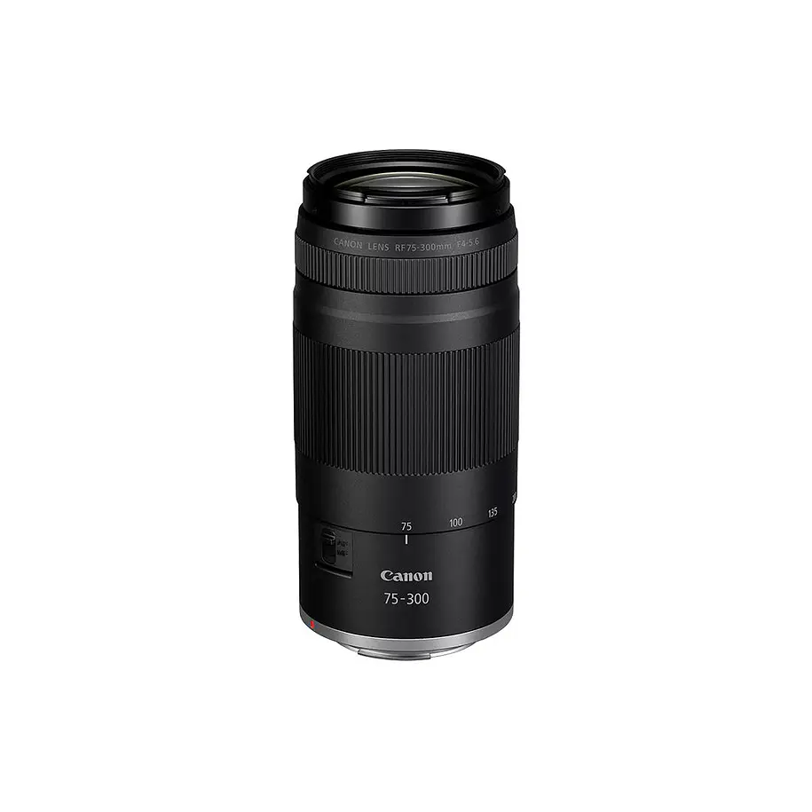 Canon EOS R100 Zoom Kit RF-S 18-45 y Lente Teleobjetivo Zoom RF 75-300 4