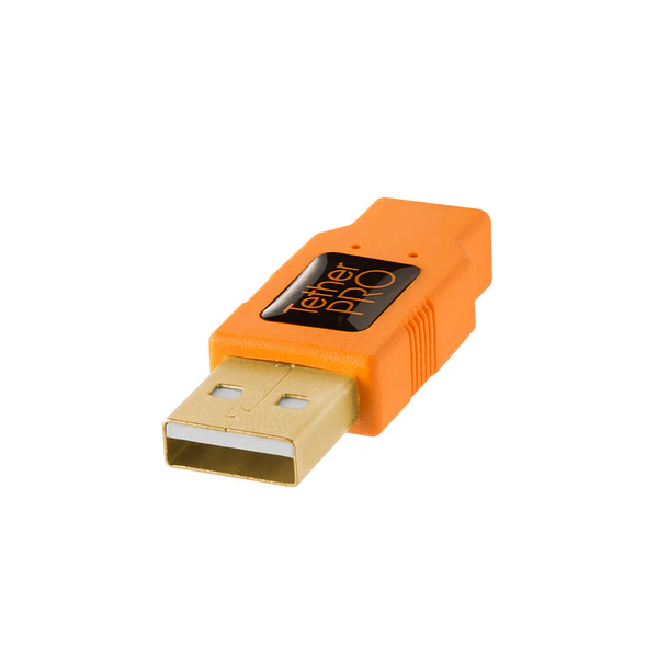 Tether Tools CU8015 Cable USB 2.0 A Male a Mini-B 8-Pin de 4.60mts 3