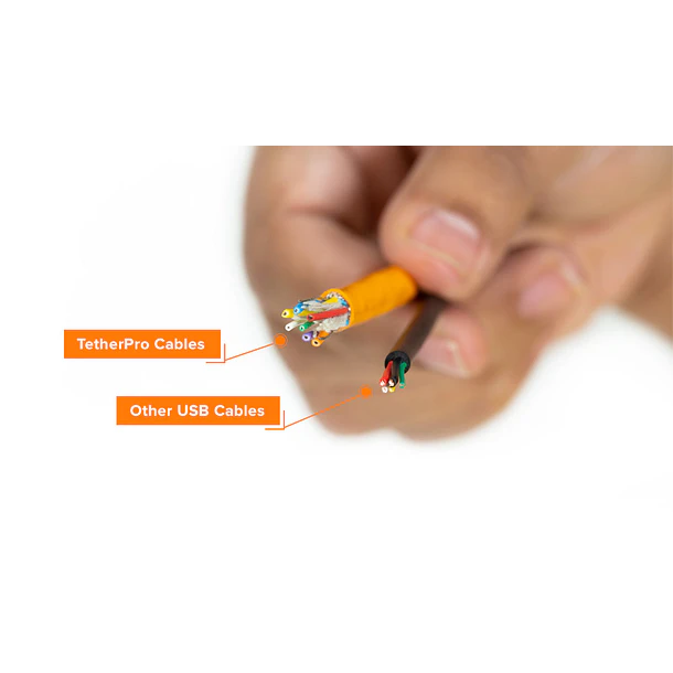 Tether Tools CU8015 Cable USB 2.0 A Male a Mini-B 8-Pin de 4.60mts 6