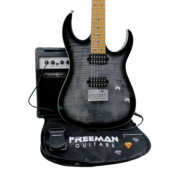Freeman Riff Master Bk Pack Guitarra Electrica Srg-180 Fmt Freeman 1