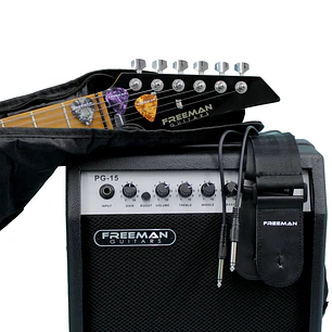 Freeman Riff Master Bk Pack Guitarra Electrica Srg-180 Fmt Freeman