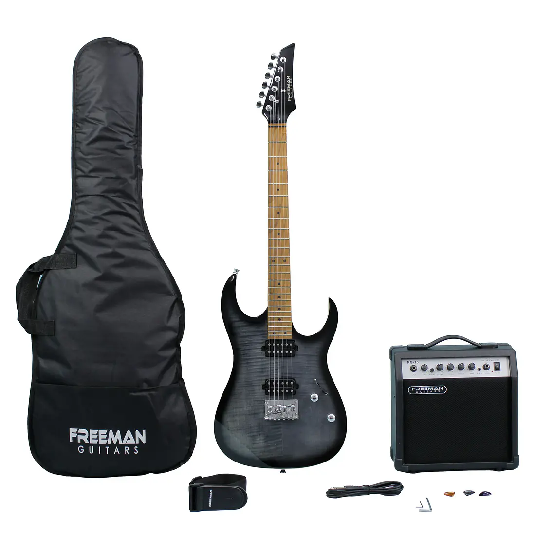 Freeman Riff Master Bk Pack Guitarra Electrica Srg-180 Fmt Freeman 3